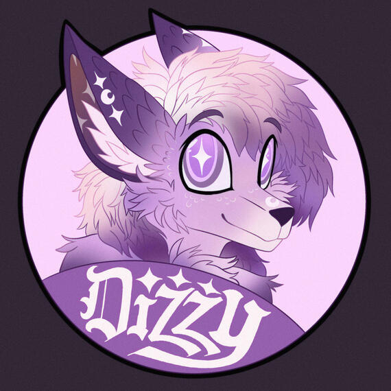 Custom Badge - Dizzy [Commission]