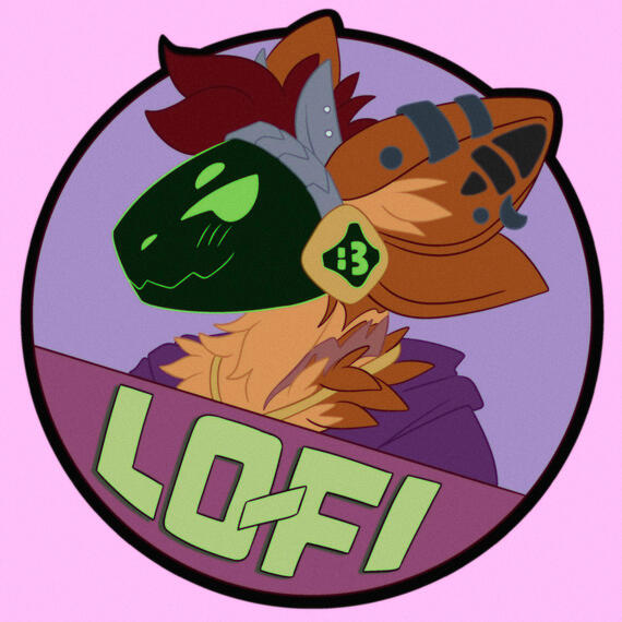 Custom Badge - Lo-Fi [Commission]