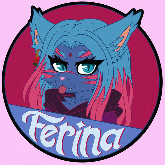 Custom Badge - Ferina [Commission]