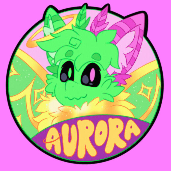 Custom Badge - Aurora [Commission]